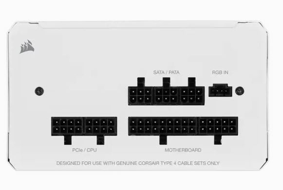 FUENTE DE PODER CORSAIR CX550F RGB 550W 80 PLUS BRONCE ATX BLANCA CP-9020225-NA