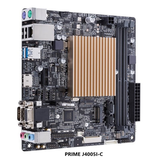 TARJETA MADRE ASUS PRIME J4005I-C C/INTEL CELERON J4005 2*DDR4 PS/2 VGA HDMI MITX