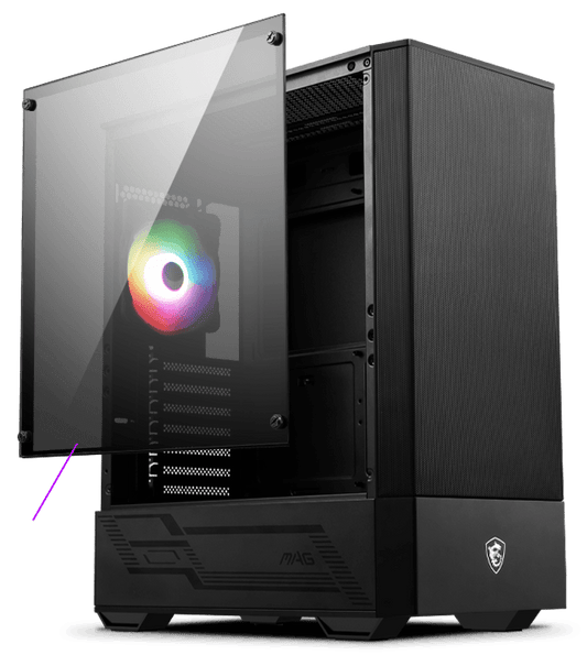 GABINETE MSI FORGE 111R 1VENT ARGB ATX