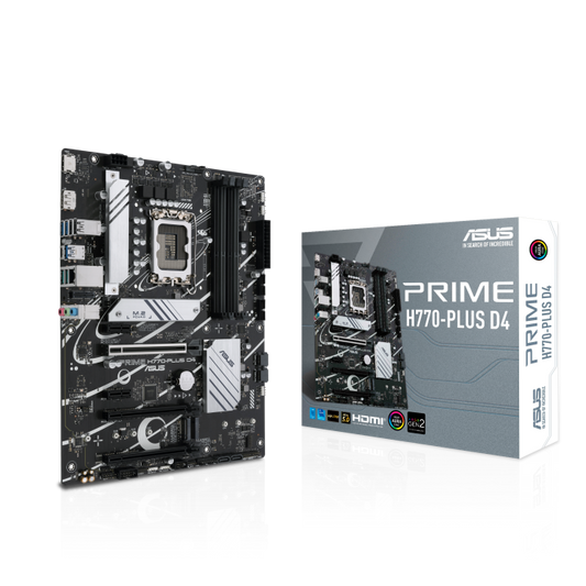 TARJETA MADRE ASUS PRIME H770-PLUS D4 1700 4xDDR4 PCIE5.0 ATX