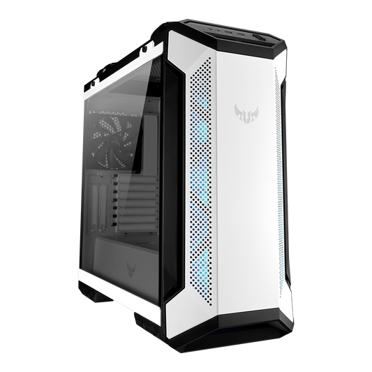 GABINETE ASUS TUF GT501 WHITE EDITION 3X120MM 1X140PWM AURA RGB EATX