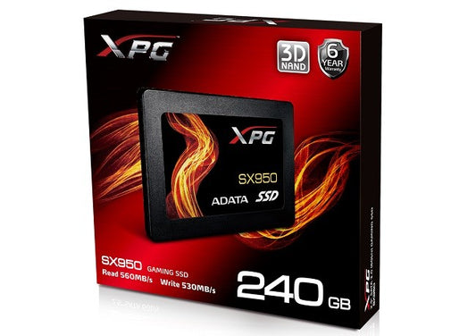 UNIDAD ESTADO SOLIDO SSD ADATA XPG SX950 240GB SATAIII 2.5" ASX950SS-240GM-C